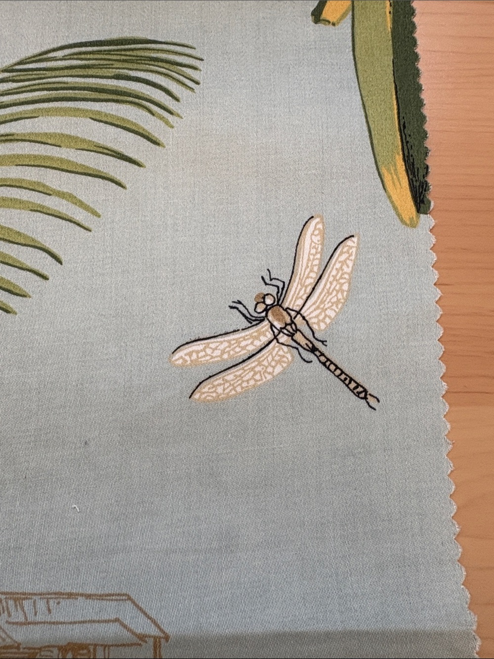 Thibaut Designer Fabric Sample 25" Square Cotton Sateen Like NEW - Picture 4 of 8